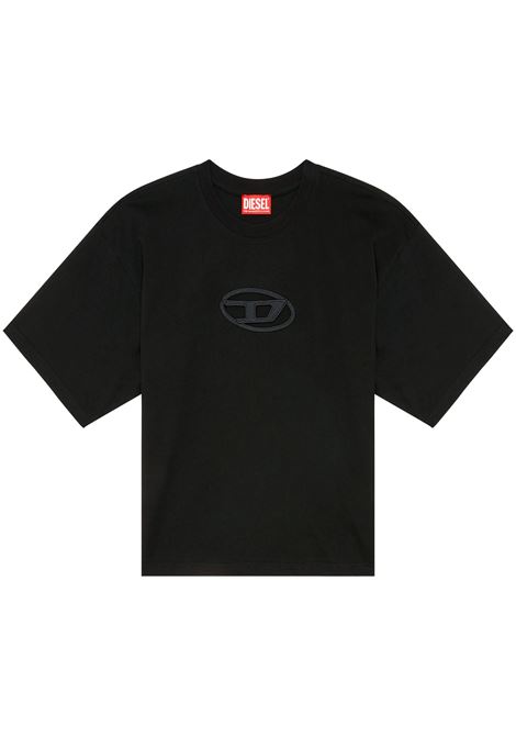 t-shirt t buxt crop donna nera DIESEL | A15096 0NIAX9XX